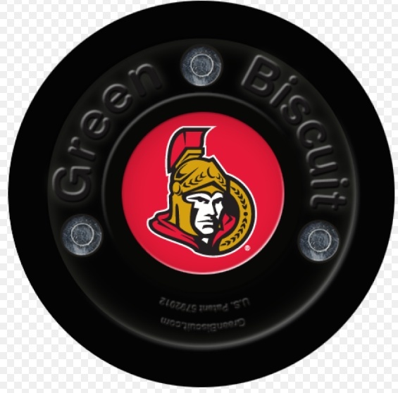Green Biscuit Puk Green Biscuit NHL Ottawa Senators